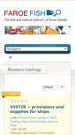 Mobile Screenshot of faroefish.com