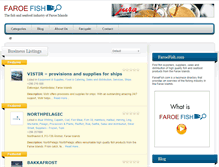 Tablet Screenshot of faroefish.com